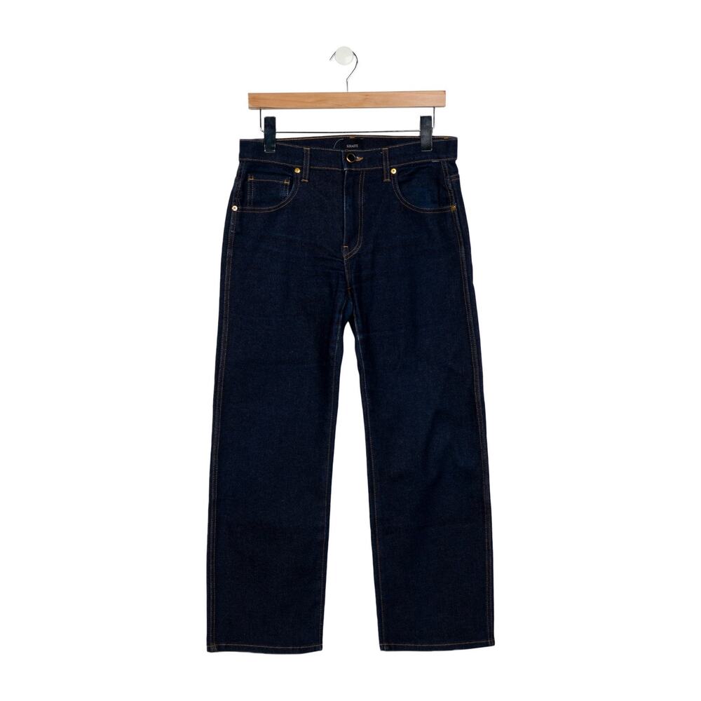 KHAITE Dark Blue Women Jeans